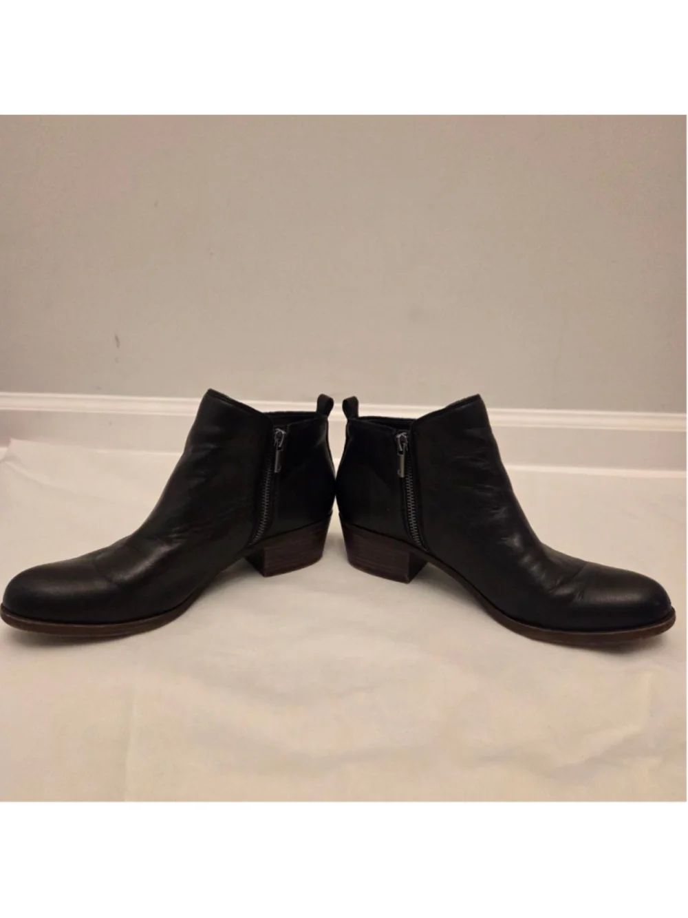 ucky Brand Black Ankle Boots Size 8.5